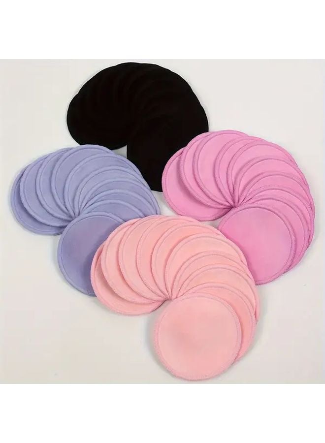 Pudding Powder Velvet Makeup Remover Pads 10 Pack Reusable Hydrophilic PU Cleansing Pads Unscented - Image 1